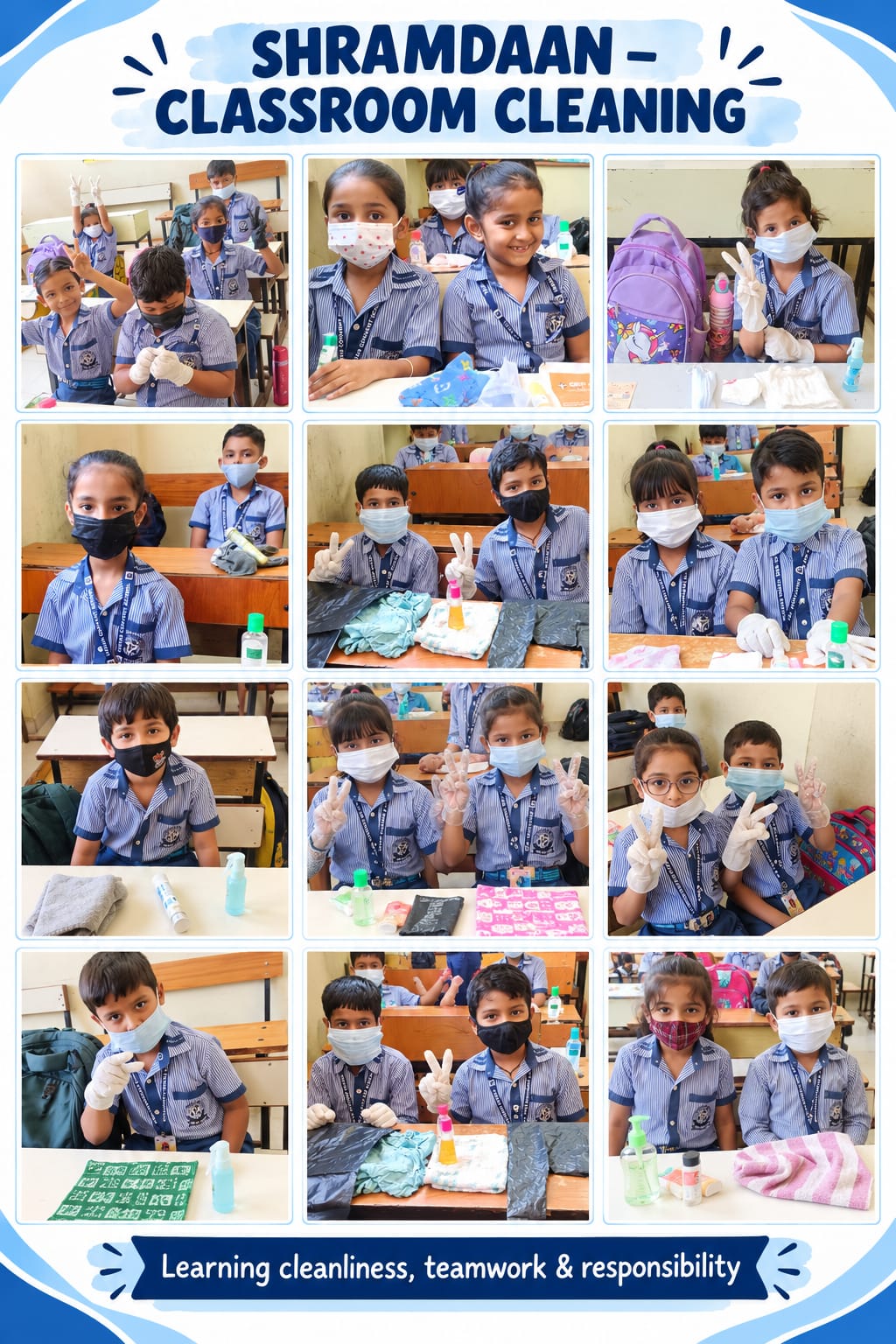 Shramdaan – Classroom Cleaning Activity