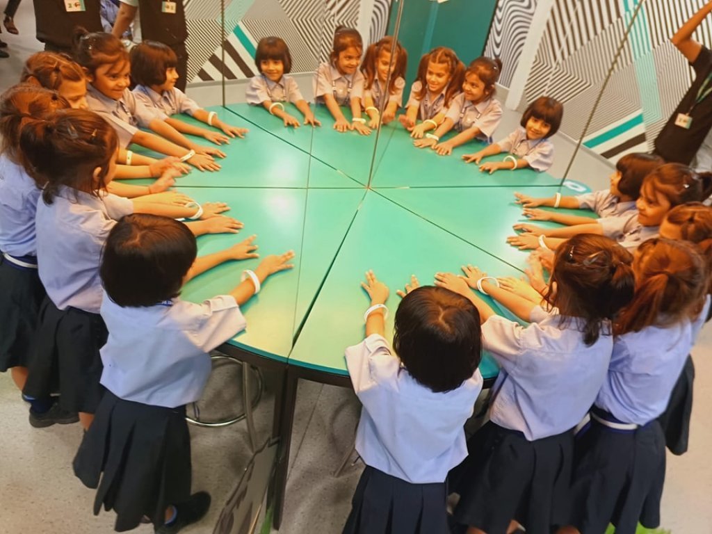 Visit to museum of illusion (Grade 1,2)