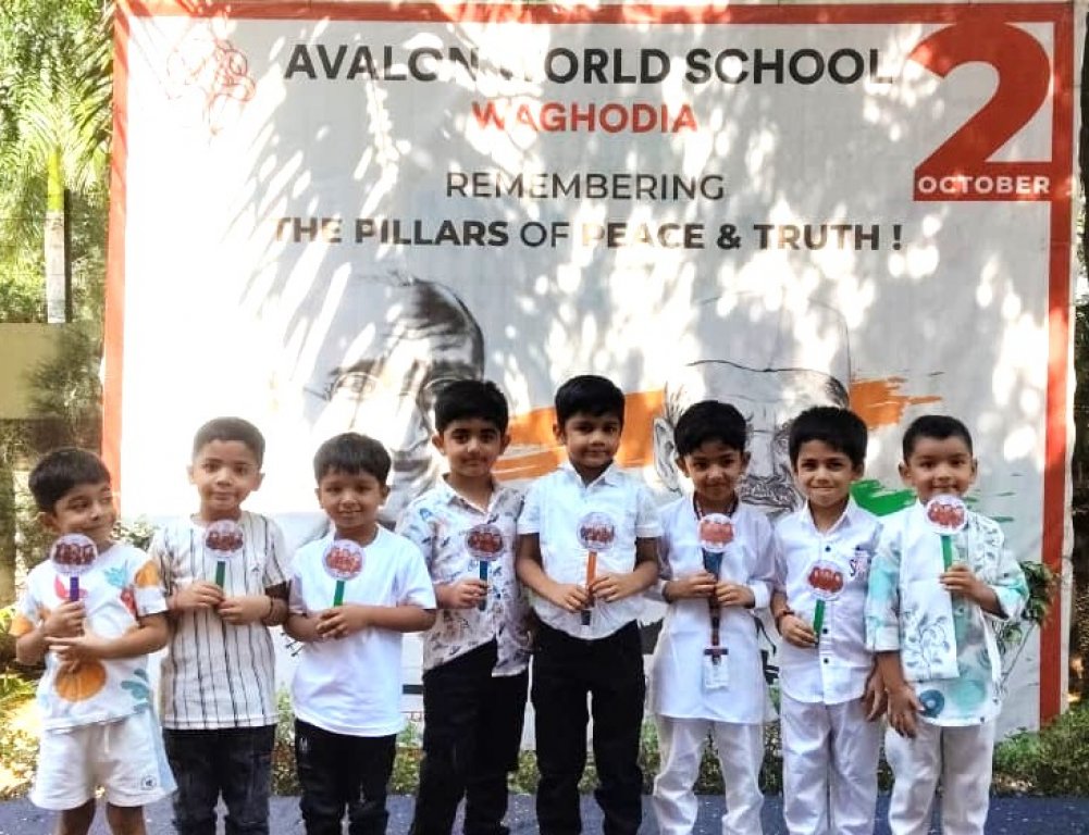 Gandhi & Lal Bahadur Jayanti Celebration of Pre Primary Section
